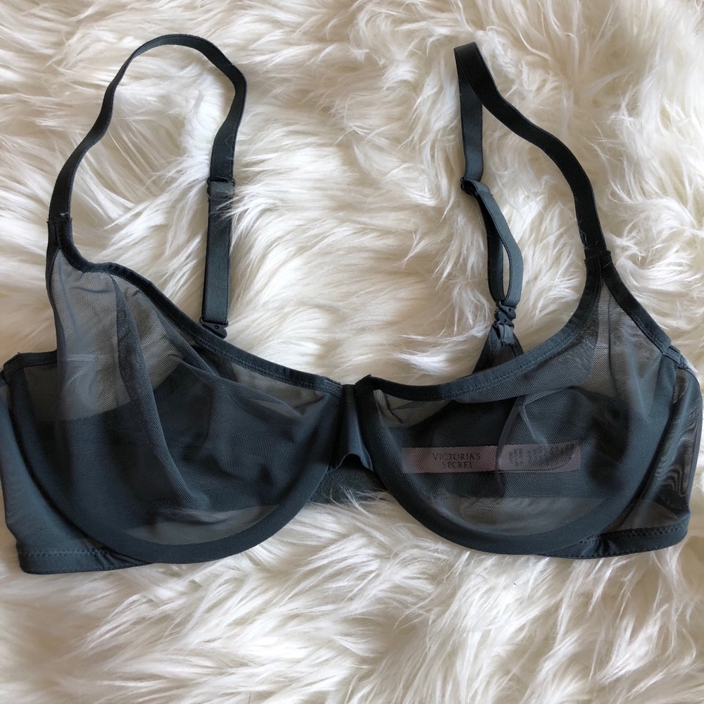 Blue See-Thru VS Bra